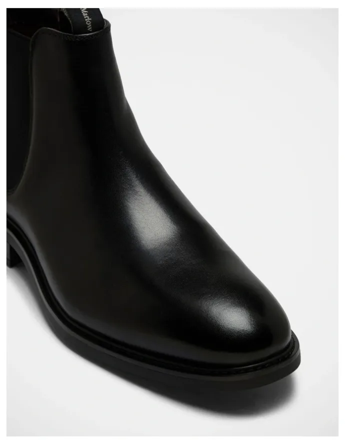 Julius Marlow Gaucho Chelsea Boot in Black