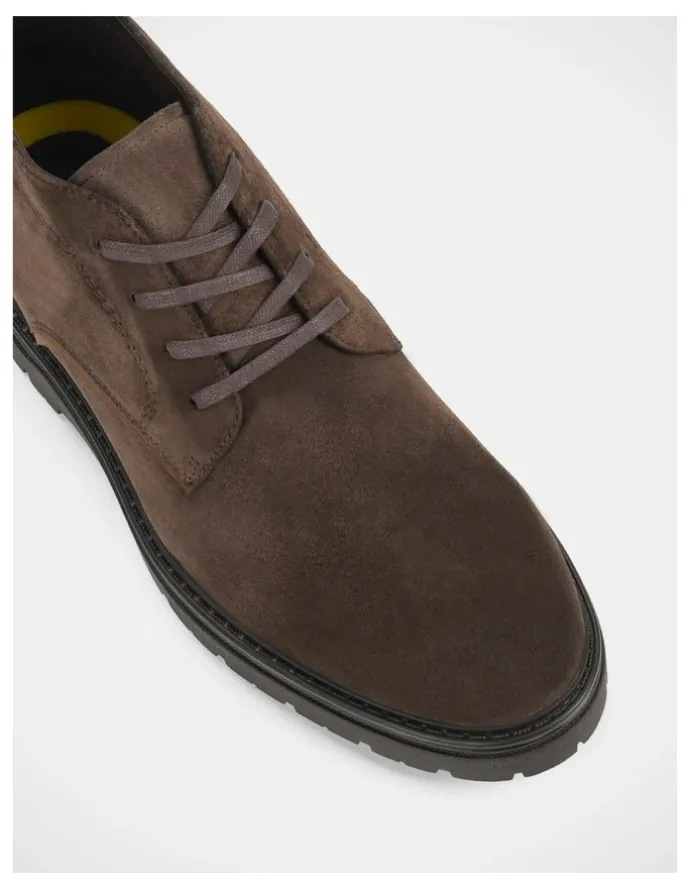 Julius Marlow Haze Boots In Mocha Suede