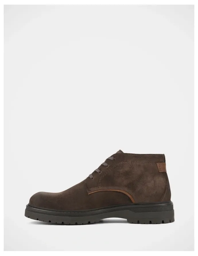 Julius Marlow Haze Boots In Mocha Suede