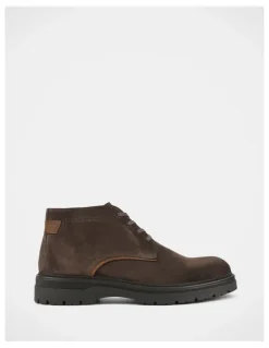 Julius Marlow Haze Boots In Mocha Suede