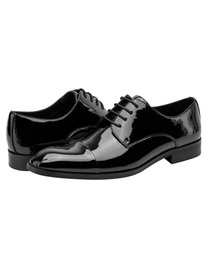 Kenneth Cole Henzer Cap Toe Oxoford in Black