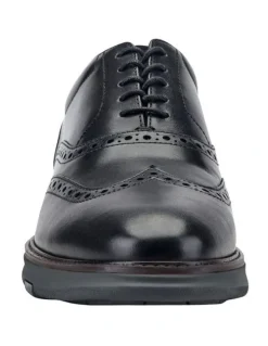 Kenneth Cole Lendal Wingtip Oxford Shoes in Black
