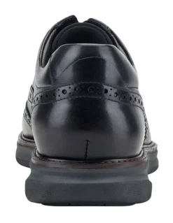 Kenneth Cole Lendal Wingtip Oxford Shoes in Black