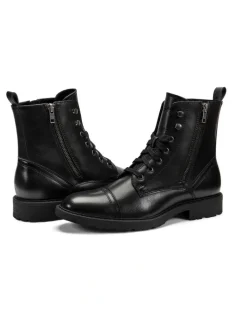 Kenneth Cole Captain Lace Up Boot in Black