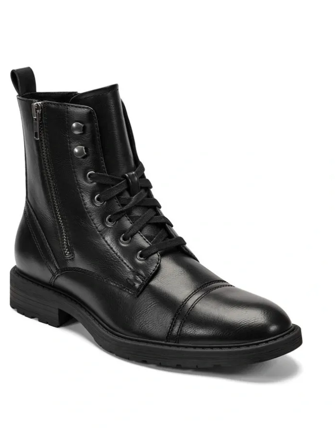 Kenneth Cole Captain Lace Up Boot in Black