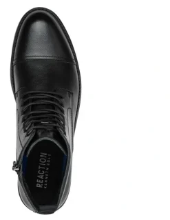 Kenneth Cole Lowen Combat Boot in Black