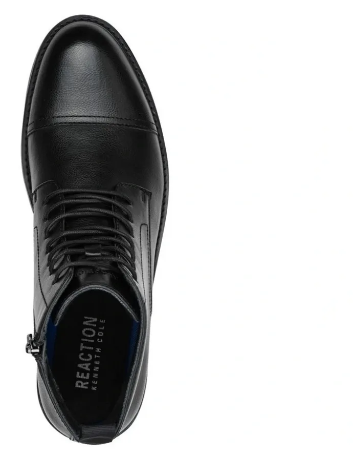 Kenneth Cole Lowen Combat Boot in Black