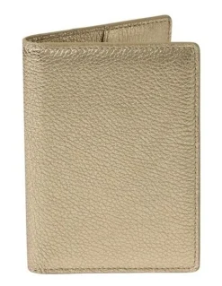 Kinnon Earle Passport Holder in Gold