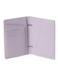 Kinnon Earle Passport Holder in Lilac