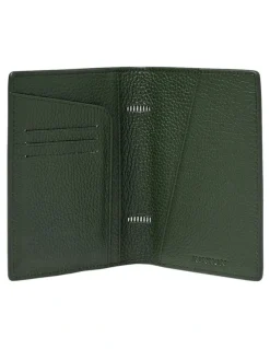 Kinnon Earle Passport Holder in Olive Green