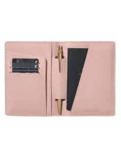 Kinnon Earle Passport Holder in Blush