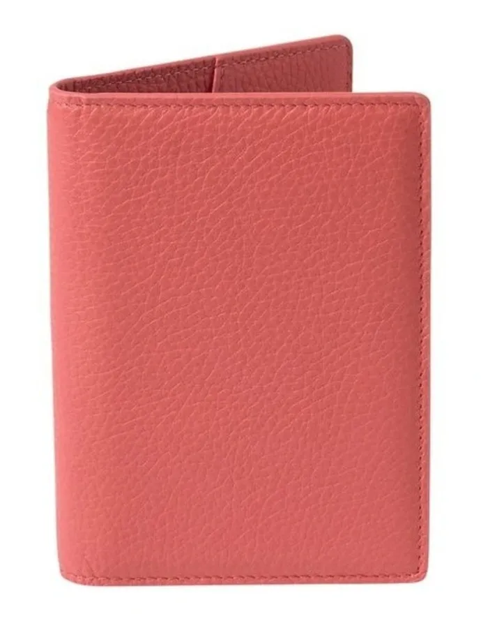 Kinnon Earle Passport Holder in Melon