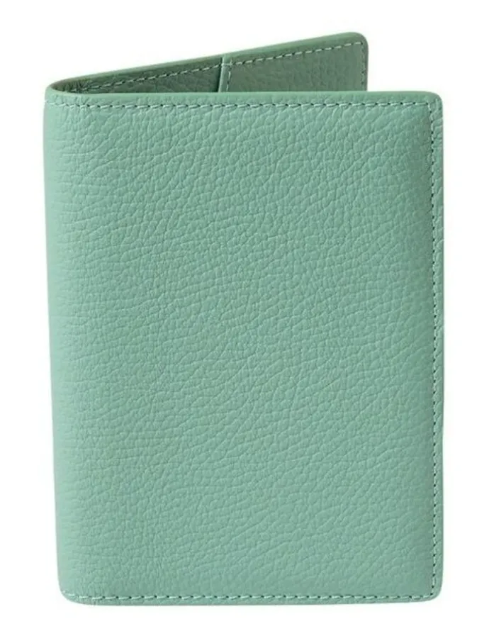Kinnon Earle Passport Holder in Mist
