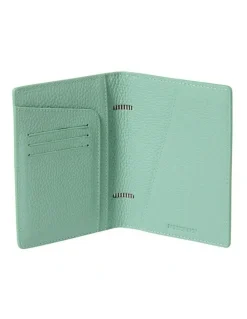 Kinnon Earle Passport Holder in Mist
