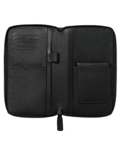 Kinnon Hemingway Travel Wallet in Black