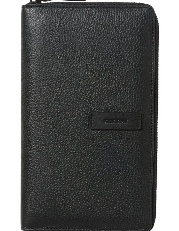 Kinnon Hemingway Travel Wallet in Black