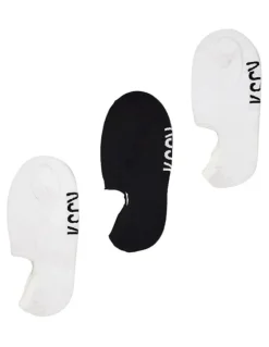 KSCY Invisible Sock 3 Pack in Black/White
