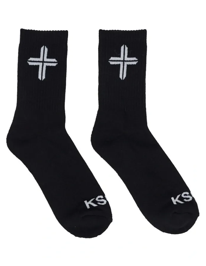KSCY Raid Mid Socks 2 Pack in Black