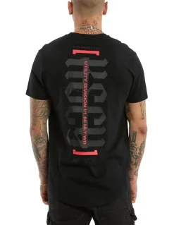 KSCY Apparition Dual Curved Tee in Black