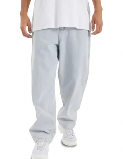 KSCY Baggy Wide Leg Jean in Light Blue