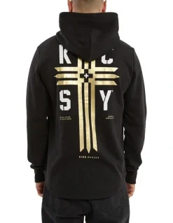 KSCY Guardian Dual Curved Hoodie in Black