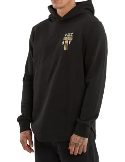 KSCY Guardian Dual Curved Hoodie in Black