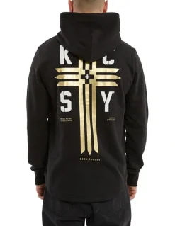 KSCY Guardian Dual Curved Hoodie in Black