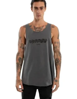 KSCY Harley Davidson Hopper Singlet in Grey