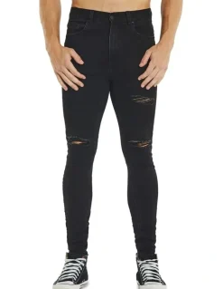 KSCY K1 Super Skinny Jean in Black