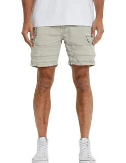 KSCY Michigan Cargo Shorts in Willow Grey