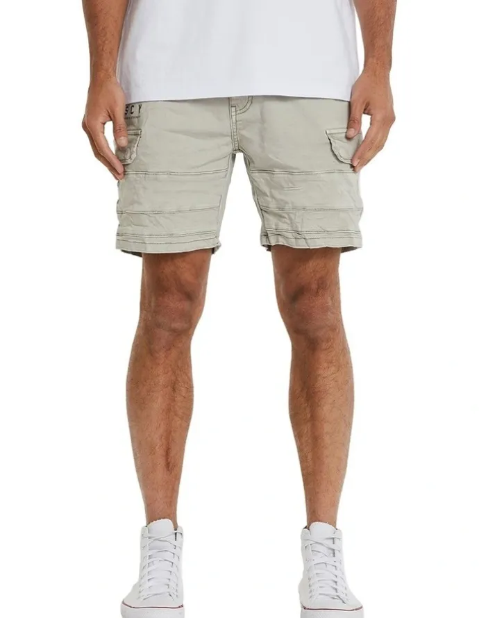 KSCY Michigan Cargo Shorts in Willow Grey