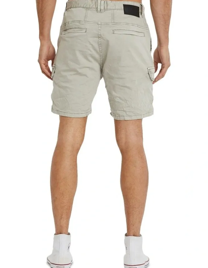 KSCY Michigan Cargo Shorts in Willow Grey