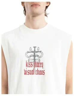 KSCY Pray Soul Street Muscle Tank in White