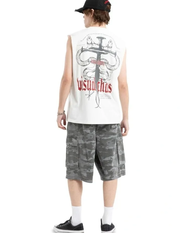KSCY Pray Soul Street Muscle Tank in White