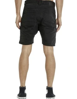 KSCY Salem Cargo Short in Obsidian Black