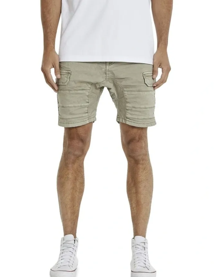 KSCY Salem Cargo Short in Vintage Khaki