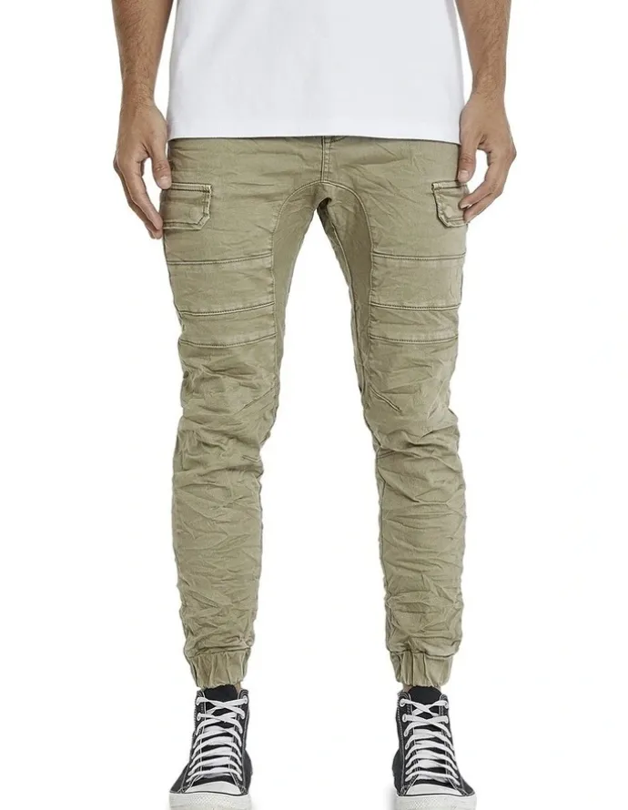KSCY Salem Denim Jogger in Highland Green