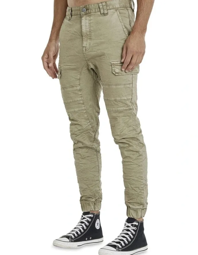 KSCY Salem Denim Jogger in Highland Green