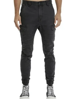 KSCY Salem Denim Jogger in Vintage Black