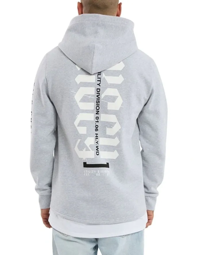 KSCY Sharp Layered Hoodie in Grey