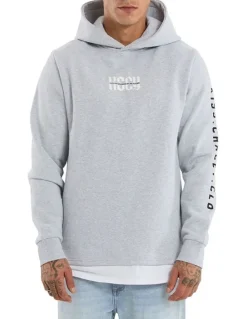 KSCY Sharp Layered Hoodie in Grey