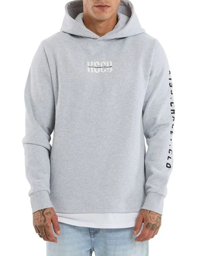 KSCY Sharp Layered Hoodie in Grey