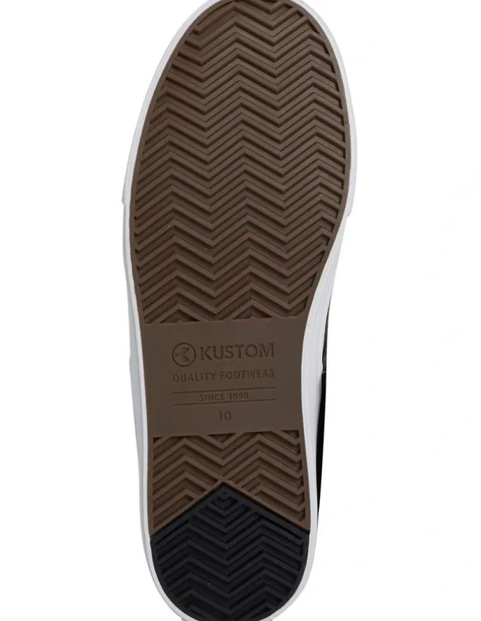 Kustom Asmus Sneakers in Black Herring