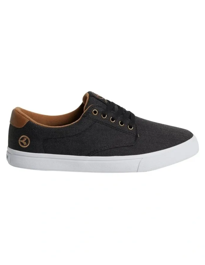 Kustom Asmus Sneakers in Black Herring