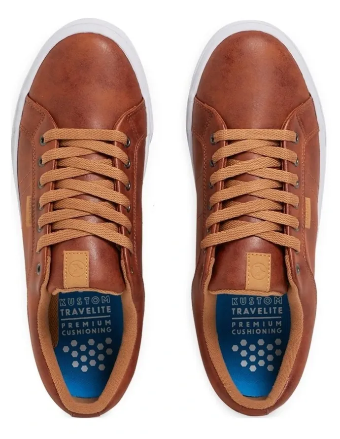 Kustom Finetime Classic Sneakers in Brown