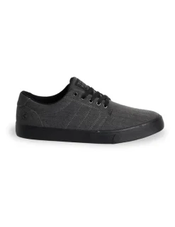 Kustom Layday Sneakers in All Black