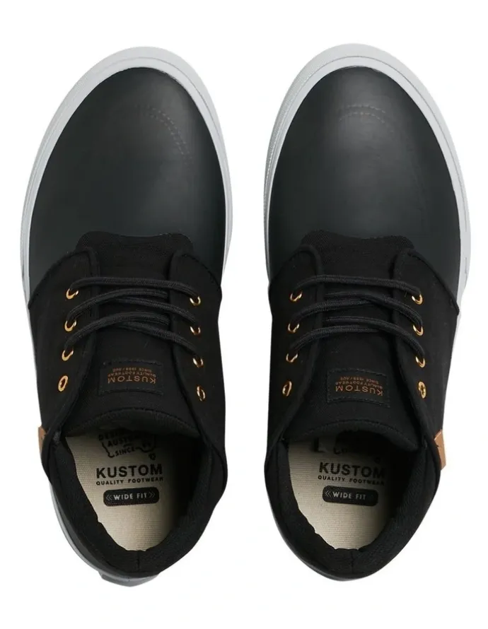 Kustom Realm Sneakers in Black