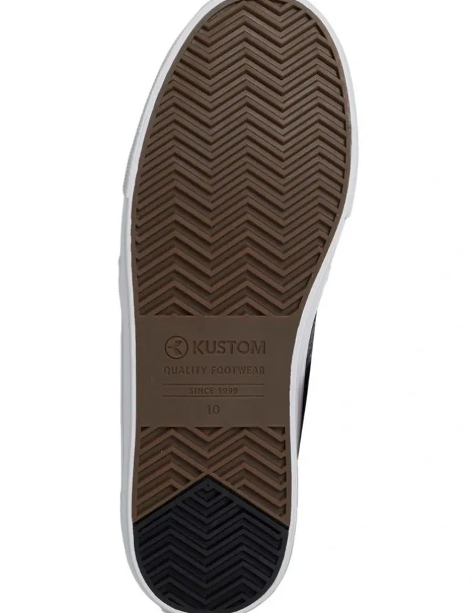 Kustom Remark 2 Sneakers in Black Slub
