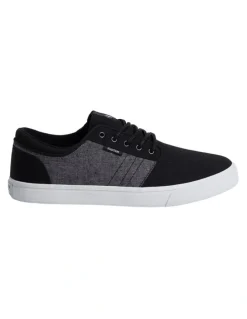 Kustom Remark 2 Sneakers in Black Slub