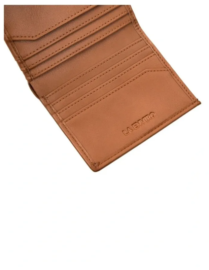 La Enviro Broome Vegan Minimalist Unisex Wallet in Tan